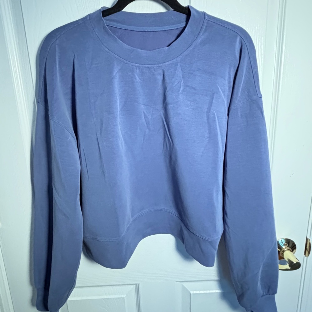 LuluLemon Softstreme Perfectly Oversized Cropped Crew